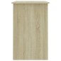 vidaXL Escritorio madera contrachapada color roble Sonoma 100x50x76 cm vidaXL Escritorio madera contrachapada color roble Sonoma 100x50x76 cm