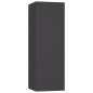 vidaXL Muebles para TV 2 uds madera contrachapada gris 30,5x30x90 cm vidaXL Muebles para TV 2 uds madera contrachapada gris 30,5x30x90 cm