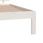 vidaXL Estructura de cama madera maciza blanco 120x190 cm vidaXL Estructura de cama madera maciza blanco 120x190 cm