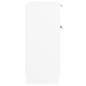 vidaXL Aparador de madera contrachapada blanco 60x30x70 cm vidaXL Aparador de madera contrachapada blanco 60x30x70 cm