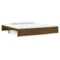 vidaXL Estructura de cama madera maciza marrón miel 200x200 cm vidaXL Estructura de cama madera maciza marrón miel 200x200 cm