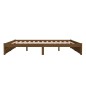 vidaXL Estructura de cama madera maciza marrón miel 200x200 cm vidaXL Estructura de cama madera maciza marrón miel 200x200 cm