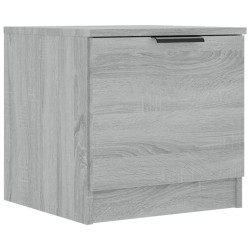 vidaXL Mesita de noche color gris Sonoma 40x39x40 cm