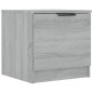 vidaXL Mesita de noche color gris Sonoma 40x39x40 cm vidaXL Mesita de noche color gris Sonoma 40x39x40 cm