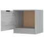 vidaXL Mesita de noche color gris Sonoma 40x39x40 cm vidaXL Mesita de noche color gris Sonoma 40x39x40 cm