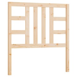vidaXL Cabecero de cama madera maciza de pino 81x4x100 cm