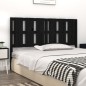 vidaXL Cabecero de cama madera maciza de pino negro 155,5x4x100 cm vidaXL Cabecero de cama madera maciza de pino negro 155,5x4x100 cm
