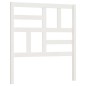 vidaXL Cabecero de cama madera maciza de pino blanco 81x4x104 cm vidaXL Cabecero de cama madera maciza de pino blanco 81x4x104 cm