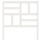vidaXL Cabecero de cama madera maciza de pino blanco 81x4x104 cm vidaXL Cabecero de cama madera maciza de pino blanco 81x4x104 cm