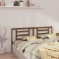 vidaXL Cabecero de cama madera maciza de pino marrón miel 156x4x100 cm vidaXL Cabecero de cama madera maciza de pino marrón miel 156x4x100 cm