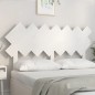 vidaXL Cabecero de cama madera maciza de pino blanco 151,5x3x81 cm vidaXL Cabecero de cama madera maciza de pino blanco 151,5x3x81 cm