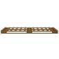 vidaXL Cama de palets madera maciza de pino marrón miel 100x200 cm vidaXL Cama de palets madera maciza de pino marrón miel 100x200 cm