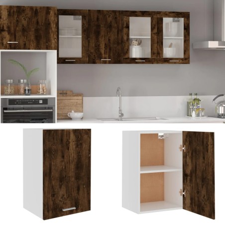 vidaXL Mueble de TV colgante madera roble ahumado 39,5x31x60 cm