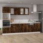 vidaXL Mueble de TV colgante madera roble ahumado 39,5x31x60 cm vidaXL Mueble de TV colgante madera roble ahumado 39,5x31x60 cm