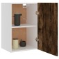 vidaXL Mueble de TV colgante madera roble ahumado 39,5x31x60 cm vidaXL Mueble de TV colgante madera roble ahumado 39,5x31x60 cm