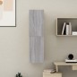 vidaXL Mueble para TV de pared gris Sonoma 30,5x30x110 cm vidaXL Mueble para TV de pared gris Sonoma 30,5x30x110 cm
