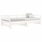 vidaXL Sofá cama extraíble madera maciza de pino blanco 2x(90x190) cm vidaXL Sofá cama extraíble madera maciza de pino blanco 2x(90x190) cm