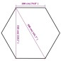 vidaXL Carpa hexagonal desplegable blanco crema 3,6x3,1 m