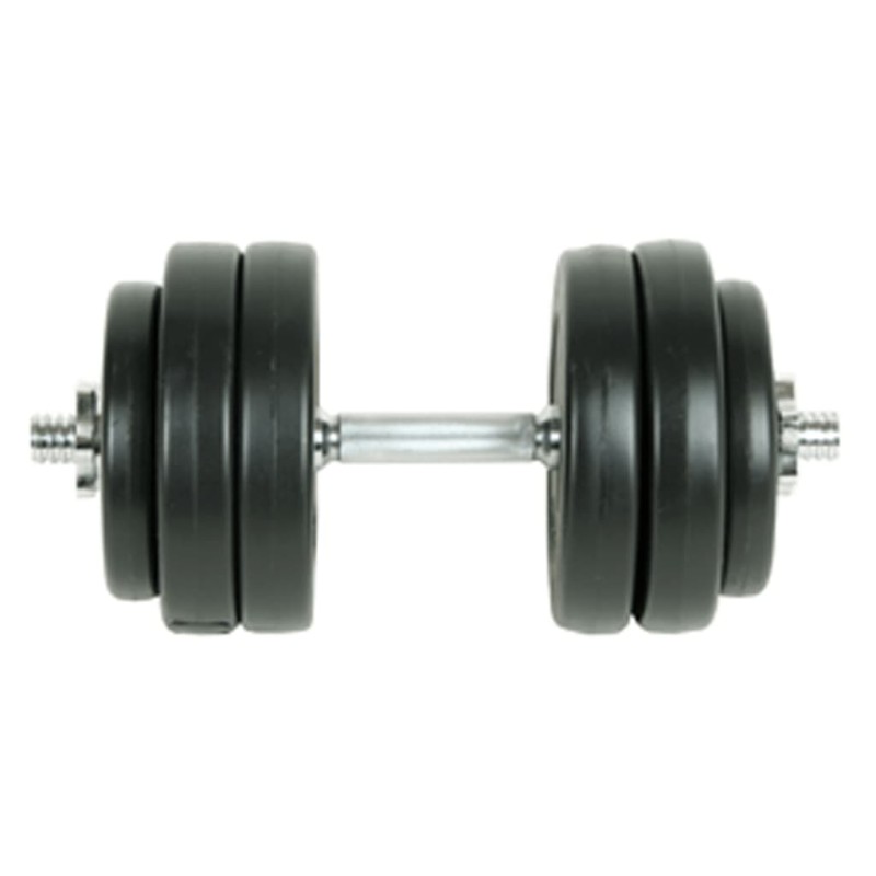 vidaXL Juego de mancuernas 9 piezas 15 kg vidaXL Juego de mancuernas 9 piezas 15 kg
