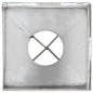 vidaXL Picas de tierra 12 uds acero galvanizado plateado 8x8x91 cm