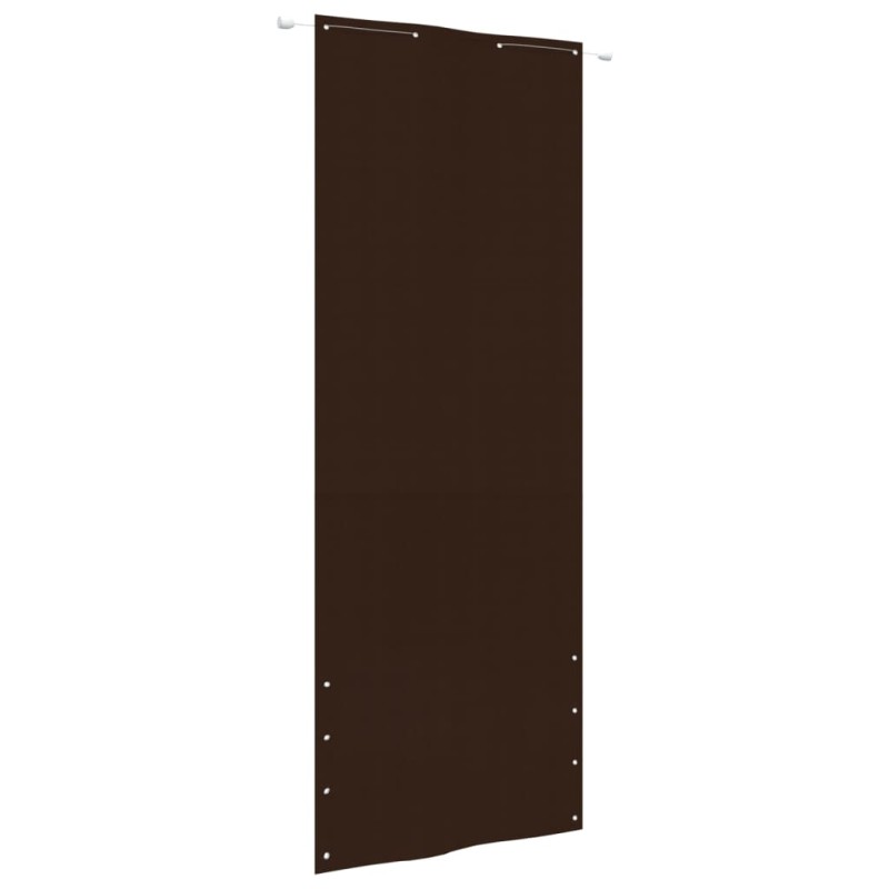 vidaXL Toldo pantalla para balcón de tela oxford marrón 80x240 cm vidaXL Toldo pantalla para balcón de tela oxford marrón 80x240 cm
