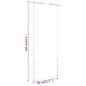 vidaXL Toldo pantalla para balcón de tela oxford marrón 80x240 cm vidaXL Toldo pantalla para balcón de tela oxford marrón 80x240 cm