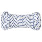 vidaXL Cuerda de barco polipropileno blanco 4 mm 25 m vidaXL Cuerda de barco polipropileno blanco 4 mm 25 m