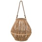 vidaXL Portavelas colgante de mimbre color natural vidaXL Portavelas colgante de mimbre color natural