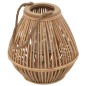 vidaXL Portavelas colgante de mimbre color natural vidaXL Portavelas colgante de mimbre color natural