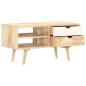 vidaXL Mueble para TV madera maciza de mango 90x35x45 cm