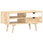 vidaXL Mueble para TV madera maciza de mango 90x35x45 cm