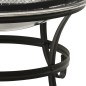 vidaXL Brasero y barbacoa 2 en 1 atizador acero inoxidable 56x56x49 cm vidaXL Brasero y barbacoa 2 en 1 atizador acero inoxidable 56x56x49 cm