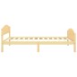 vidaXL Estructura de cama de madera maciza de pino 90x200 cm vidaXL Estructura de cama de madera maciza de pino 90x200 cm