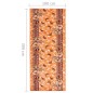 vidaXL Alfombra de pasillo BCF terracota 100x300 cm vidaXL Alfombra de pasillo BCF terracota 100x300 cm