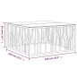 vidaXL Mesa de centro acero inoxidable y vidrio dorado 100x100x50 cm vidaXL Mesa de centro acero inoxidable y vidrio dorado 100x100x50 cm