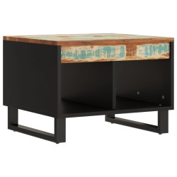 vidaXL Mesa de centro de madera maciza reciclada 55x50x40 cm