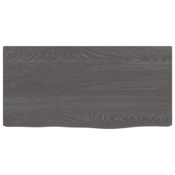 vidaXL Estante de pared madera roble tratada marrón oscuro 40x20x6 cm