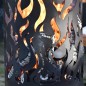 Esschert Design Brasero Flames de acero al carbono negro FF408 Esschert Design Brasero Flames de acero al carbono negro FF408