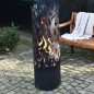 Esschert Design Brasero Flames de acero al carbono negro FF408 Esschert Design Brasero Flames de acero al carbono negro FF408