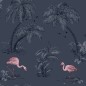 DUTCH WALLCOVERINGS Papel pintado flamenco azul petróleo DUTCH WALLCOVERINGS Papel pintado flamenco azul petróleo