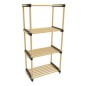 Storage solutions Zapatero con 4 estantes madera 49x28x92,5 cm Storage solutions Zapatero con 4 estantes madera 49x28x92,5 cm