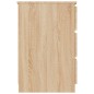 vidaXL Escritorio madera contrachapada color roble Sonoma 140x50x77 cm vidaXL Escritorio madera contrachapada color roble Sonoma 140x50x77 cm