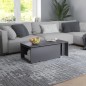 vidaXL Mesa de centro madera contrachapada gris 150x50x35 cm vidaXL Mesa de centro madera contrachapada gris 150x50x35 cm