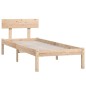 vidaXL Estructura de cama madera maciza de pino 100x200 cm vidaXL Estructura de cama madera maciza de pino 100x200 cm
