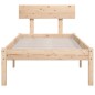 vidaXL Estructura de cama madera maciza de pino 100x200 cm vidaXL Estructura de cama madera maciza de pino 100x200 cm
