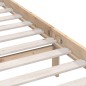 vidaXL Estructura de cama madera maciza de pino 100x200 cm vidaXL Estructura de cama madera maciza de pino 100x200 cm