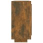 vidaXL Aparador madera contrachapada color roble ahumado 92x35x75 cm vidaXL Aparador madera contrachapada color roble ahumado 92x35x75 cm