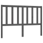 vidaXL Cabecero de cama madera maciza de pino gris 156x4x100 cm vidaXL Cabecero de cama madera maciza de pino gris 156x4x100 cm