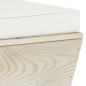 vidaXL Muebles de jardín de palets 6 piezas y cojines madera de abeto 