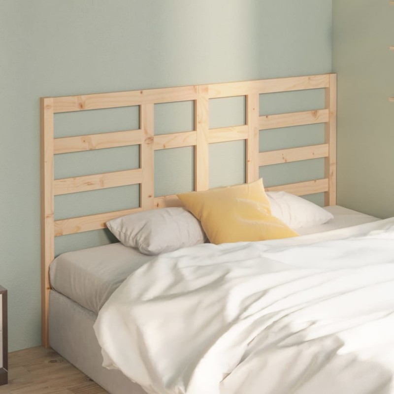 vidaXL Cabecero de cama madera maciza de pino 156x4x104 cm vidaXL Cabecero de cama madera maciza de pino 156x4x104 cm